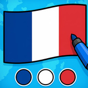 Flag Paint Puzzle Game