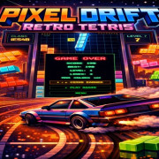 PIXEL DRIFT RETRO TETRIS