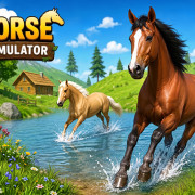 Wild Horse Simulator Racing Games