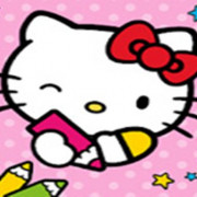 Color &amp; Paint By Number With Hello Kitty