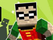 teen titans go minecraft teenage runner 3d