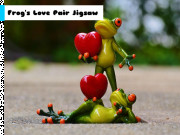 Frog's Love Pair Jigsaw