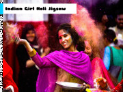 Indian Girl Holi Jigsaw