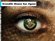 Crocodile Women Eye Jigsaw