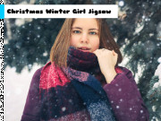 Christmas Winter Girl Jigsaw