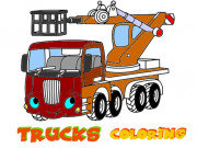 Funny Trucks Coloring