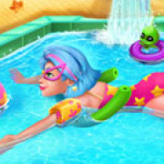 Galaxy Girl Swimming Pool