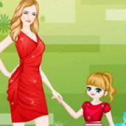 Mother And Daughter Dress Up